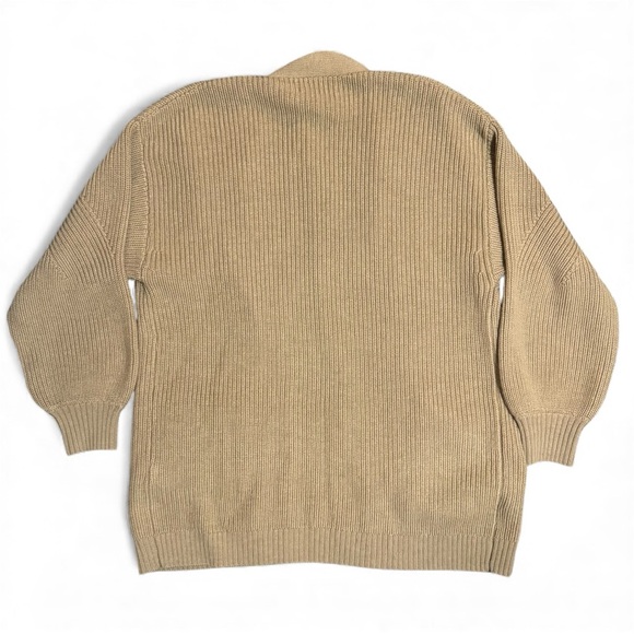 Aritzia Wilfred Free Unwind Oversized Merino Wool Cardigan Camel Tan XS Holiday - Picture 5 of 9